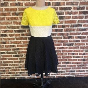 NUE by SHANI Blue Label Yellow Dress